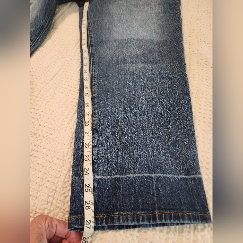 Universal Thread Women's Vintage Straight Classic Blue Denim Jeans Size 16R/33 - Picture 8 of 10
